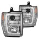 Ford F550 Super Duty 2008-2010 Tube DRL Projector Headlights