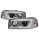 GMC Sierra 3500 2001-2006 LED Tube DRL Projector Headlights