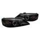 Pontiac G6 2005-2010 Black Smoked Projector Headlights