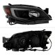 Subaru WRX 2008-2014 Black Smoked Projector Headlights LED DRL Switchback Signals