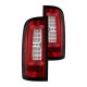 Chevy Colorado 2015-2022 Red Clear LED Tail Lights C-Tube