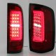 Chevy Colorado 2015-2022 Red Clear LED Tail Lights C-Tube