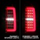 Chevy Colorado 2015-2022 Red Clear LED Tail Lights C-Tube