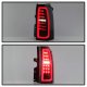 Chevy Tahoe 2015-2020 Black Smoked Tube Full LED Tail Lights