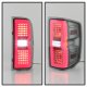 Chevy Silverado 2500HD 2015-2019 Smoked Tube Full LED Tail Lights