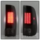 Ford F250 Super Duty 2011-2016 Black Smoked LED Tail Lights