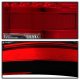 Dodge Ram 2500 2007-2009 Red Clear LED Tail Lights