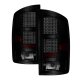 Dodge Ram 2500 2003-2006 Black Smoked LED Tail Lights