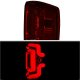 Chevy Silverado 3500HD 2015-2019 Tinted Custom LED Tail Lights