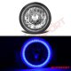 Dodge Pickup Truck 1969-1979 Blue SMD Halo Black Chrome LED Headlights Kit