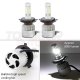 Ford Econoline Van 1961-1968 Blue SMD Halo Black Chrome LED Headlights Kit