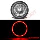 Ford Econoline Van 1961-1968 Red SMD Halo Black Chrome LED Headlights Kit