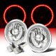 Chevy Suburban 1974-1980 Red SMD Halo LED Headlights Kit