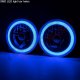 Dodge Raider 1987-1989 Blue Halo Tube LED Headlights Kit