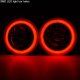 Dodge D100 1965-1980 Red Halo Tube LED Headlights Kit