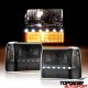 Ford Explorer 1991-1994 Smoked Euro Headlights with LED Daytime Running Lights