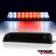 Chevy Silverado 2500HD 2015-2019 Black Smoked Full LED Third Brake Light Cargo Light