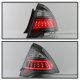 Ford Fusion 2010-2012 New Black LED Tail Lights