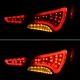 Hyundai Sonata 2011-2014 Black LED Tail Lights SS-Series