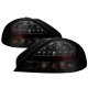 Pontiac Grand AM 1999-2005 Black Smoked LED Tail Lights