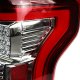 Ford F150 2015-2017 Clear Red Full LED Tail Lights