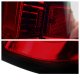 Chevy Silverado 3500HD 2015-2019 Red Smoked LED Tail Lights