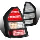 Chrysler 300C 2005-2007 Black Full LED Tail Lights