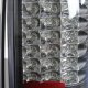 Ford Expedition 1997-2002 Black LED Tail Lights