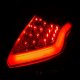 Ford Focus Hatchback 2012-2014 Smoked LED Tail Lights