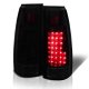 GMC Sierra 1988-1998 Black Smoked LED Tail Lights