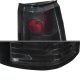 Chevy Suburban 1992-1999 LED Tail Lights Black