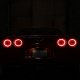 Chevy Corvette C6 2005-2013 Black Angel Eye LED Tail Lights Sequential Signals