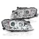 Honda S2000 2000-2003 Projector Headlights Chrome CCFL Halo LED DRL