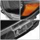 Toyota Highlander 2008-2010 Black Euro Headlights