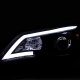 Subaru WRX 2008-2014 Smoked LED DRL Projector Headlights