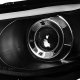 Subaru WRX 2008-2014 Black LED DRL Projector Headlights