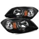 Chevy Cobalt 2005-2010 Headlights Black