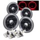 Buick Special 1961-1969 Black Red Halo LED Headlights Conversion Kit