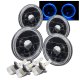 Buick LeSabre 1971-1975 Black Blue Halo LED Headlights Conversion Kit