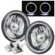 Buick Century 1974-1975 Black Chrome Halo LED Headlights Conversion Kit