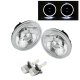 1969 Ford Mustang White Halo LED Headlights Conversion Kit High Beams