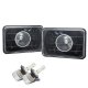 Dodge Dakota 1987-1990 Black LED Projector Headlights Conversion Kit