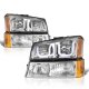 Chevy Silverado 2500 2003-2004 LED DRL Headlights Bumper Lights