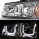 Chevy Silverado 2500 2003-2004 LED DRL Headlights Bumper Lights