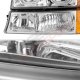 Chevy Silverado 2500 2003-2004 LED DRL Headlights Bumper Lights