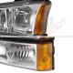 Chevy Silverado 2500 2003-2004 LED DRL Headlights Bumper Lights