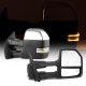 Ford F350 Super Duty 2017-2022 Chrome Power Heated Towing Mirrors LED Signal