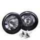 Dodge Ramcharger 1974-1980 Black Chrome LED Projector Headlights Kit