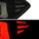 Subaru Impreza Hatchback 2012-2016 Black Smoked LED Tail Lights