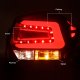 Subaru Impreza Hatchback 2012-2016 Black Smoked LED Tail Lights